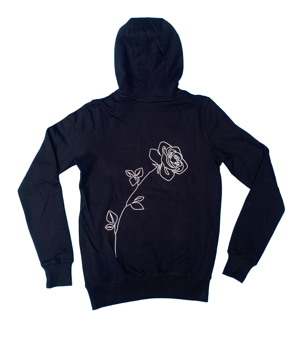 Hoodie - White Roses